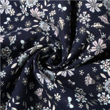 Cotton Linen Printed Fabric