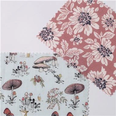 Printed Cotton Blend Fabric